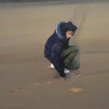 729 Collecting Stones - detail