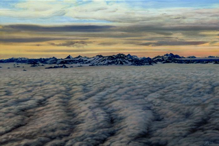 940 Alps in a Sea of Clouds