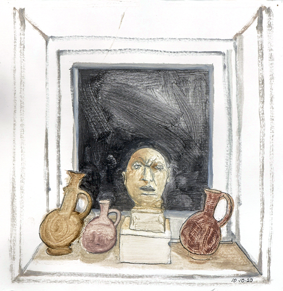 2405B King Ben and the Amphora Court, Study #2