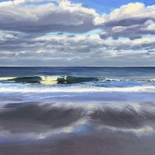 2420 Ballston, Mirror Beach (oil sketch)