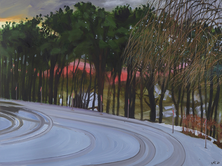 2424 Truro Studio Turn Around, Winter Sunset