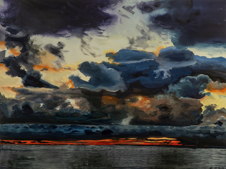 2508 October Sunset Cape Cod Bay