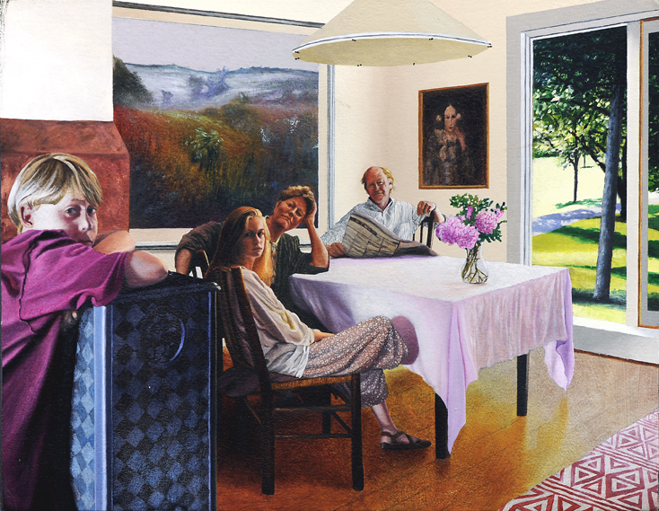 318 Wickman Family Portrait, Preliminary Study