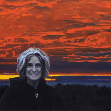 Hopper House Sunset (Wishing Away the Kline House)