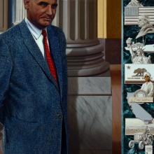 973 The Honorable Dalip Singh Saund - detail