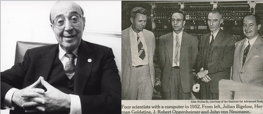 Herman Goldstine, reference photo and archival photo