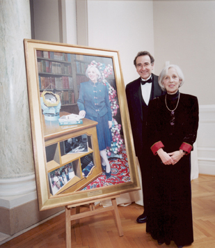 Maxine Singer and portrait