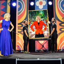 Presentation of Amy Gutmann's portrait at the University of Pennsylvania June 2022.