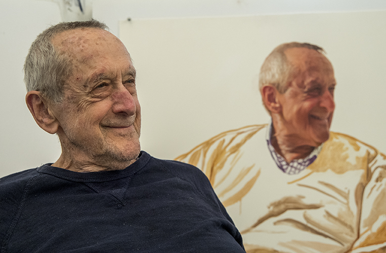 2232 André Gregory with his Portrait