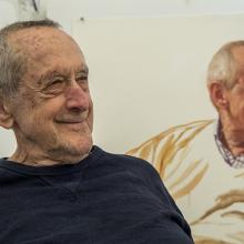 2232 André Gregory with his Portrait