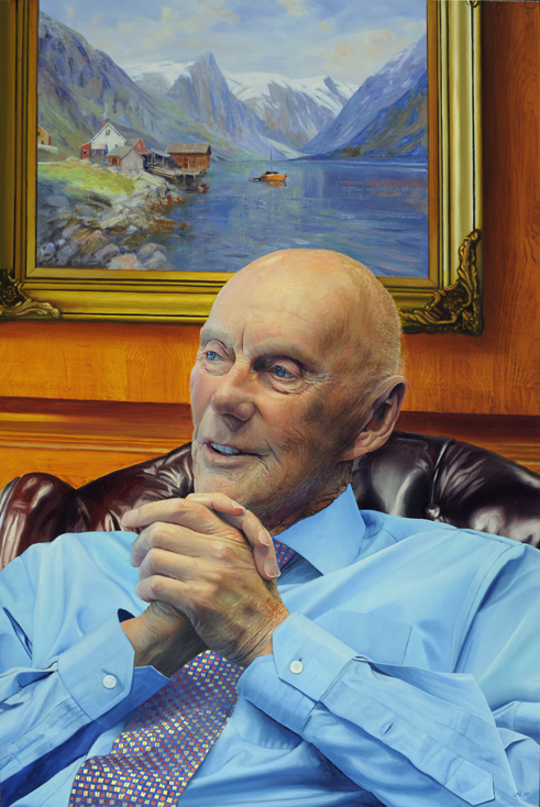 2013 Fred Kavli, Norwegian Academy of Science and Letters Portrait.jpg