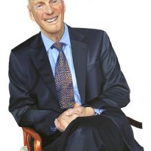 1090 Fred Kavli Color Study for Pencil Sketch #2