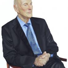 1092 Fred Kavli Color Study for Pencil Sketch #14