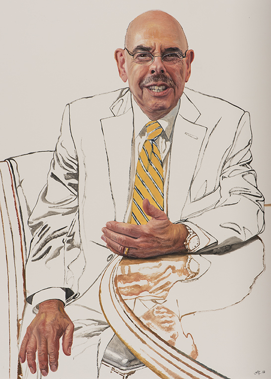2193 Henry Waxman, Study #6 (hand on knee)