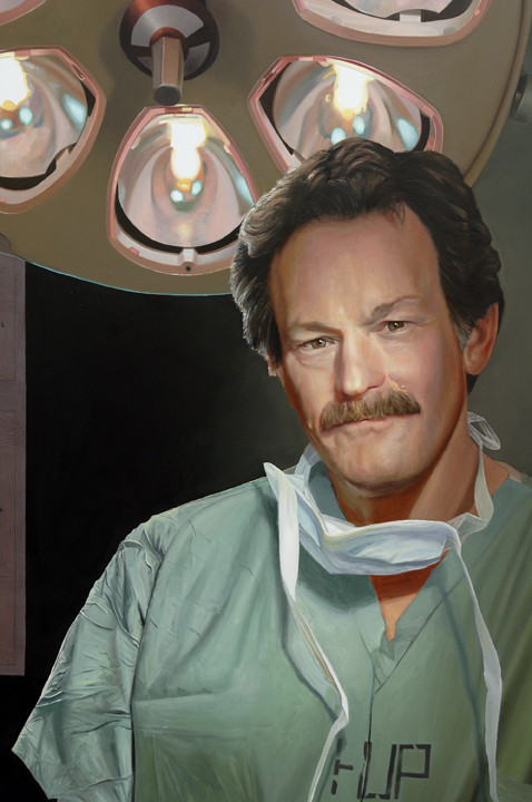 1081 Larry Kaiser, head detail 