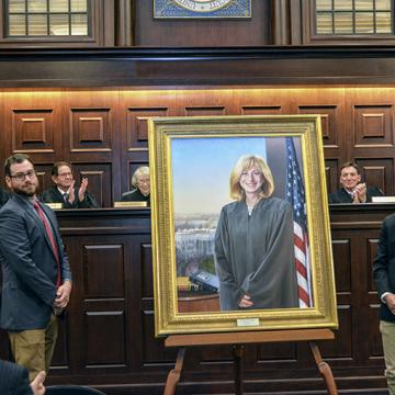 Unveiling Ceremony for Sharon Prost, October 20, 2017