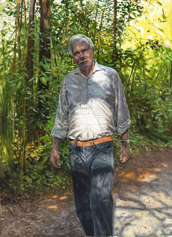 2136 Ted Turner, Study #7 (Dappled Sunlight)