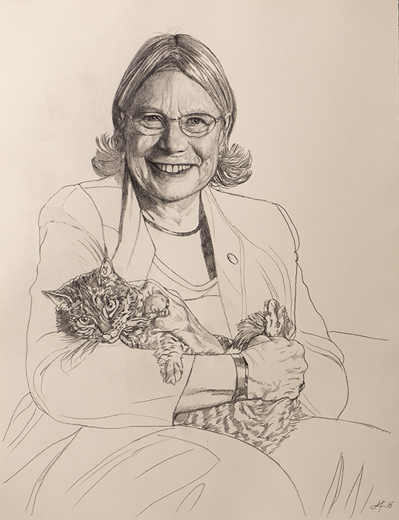 2271 Tori Haring-Smith, Study #2 (with kitten)