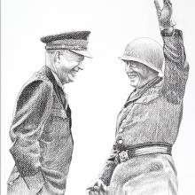 Eisenhower and Patton