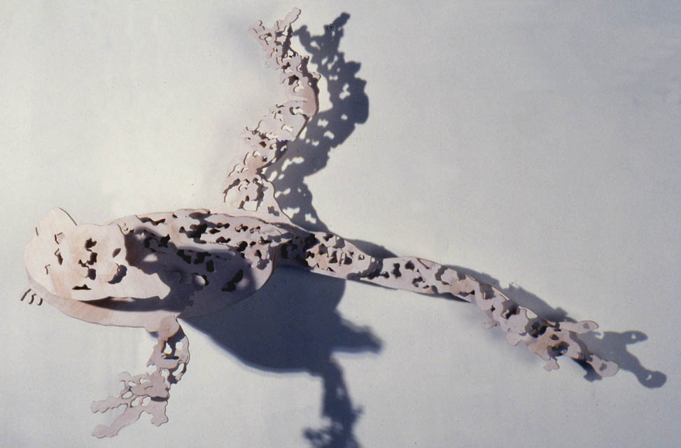 Balletic Frog, unpainted construction