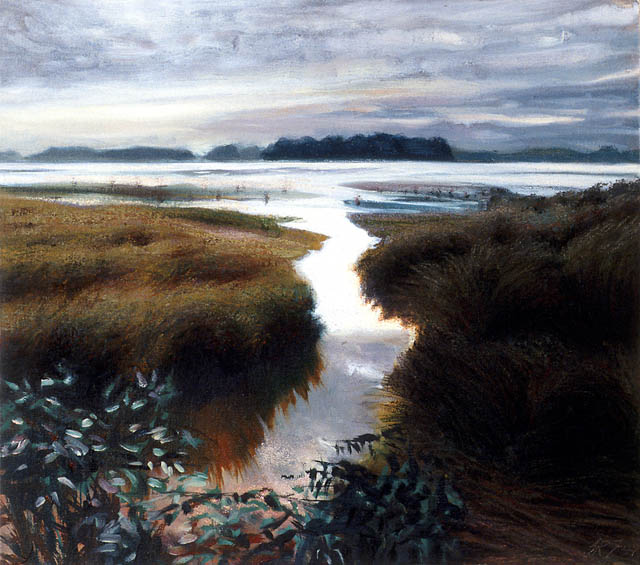 335 Dusk, Clouds; Bombay Hook