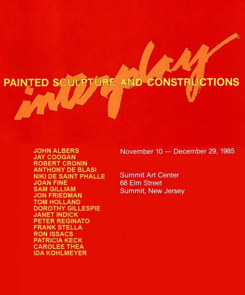 Interplay, November-December 1985, exhibition catalogue