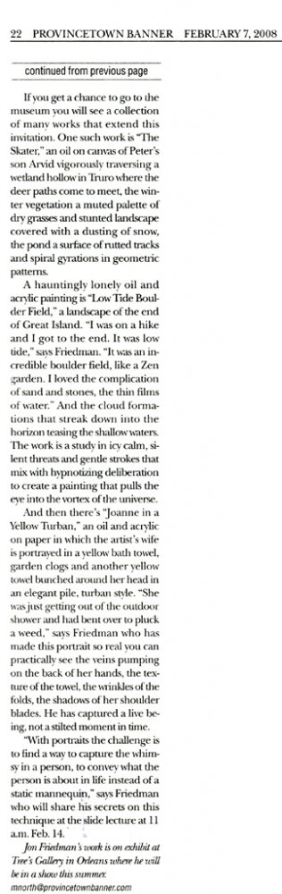 Provincetown Banner, February 7, 2008 page 22