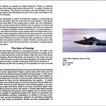 Nathan Cummings Foundation Exhibition Catalogue, December 1998 pages 7 and 8