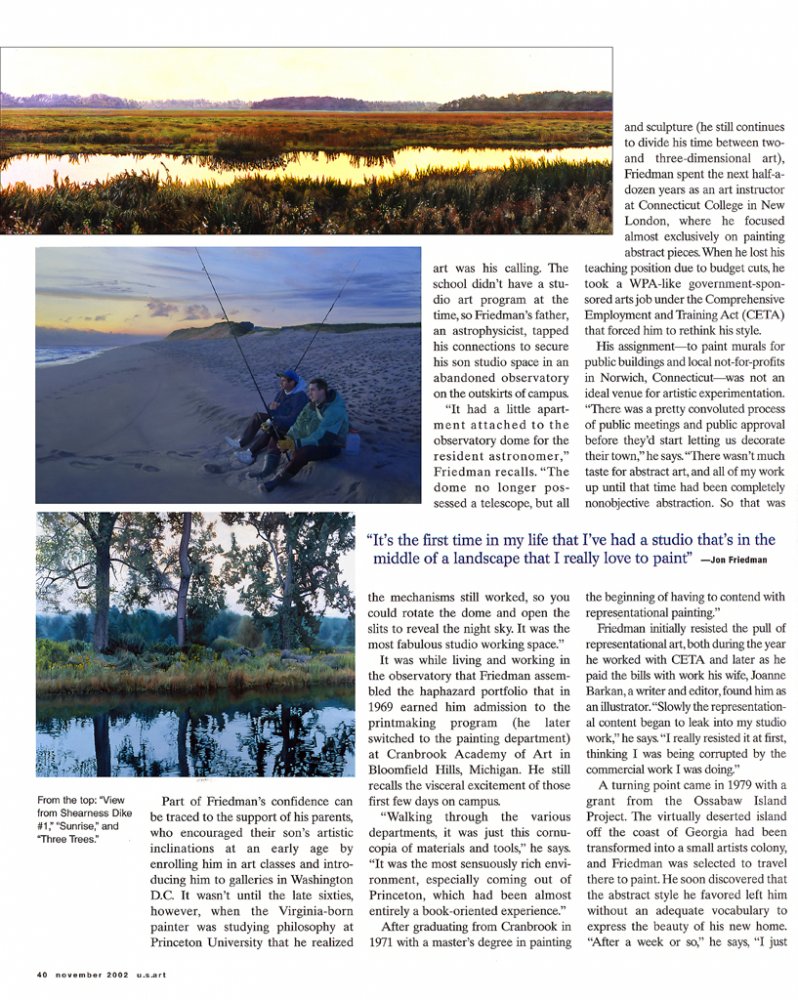USArt Feature Article November 2002 page 40