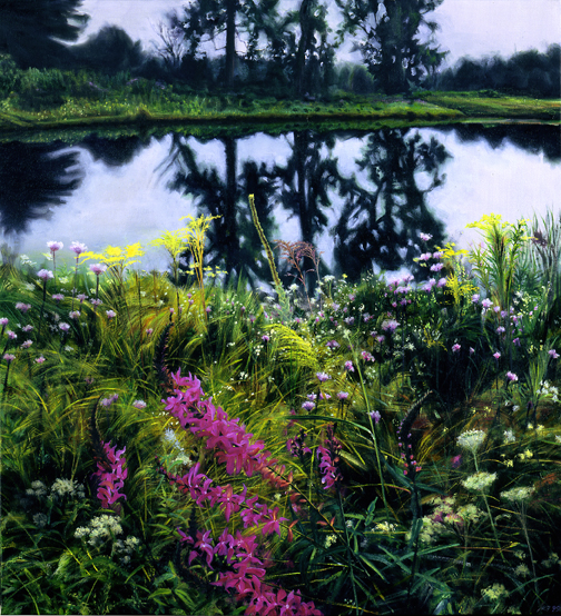 582 Cottonwoods, Wildflowers, and Pond